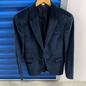 USED Paul Smith Navy Velvet Blazer Men’s Size 36R